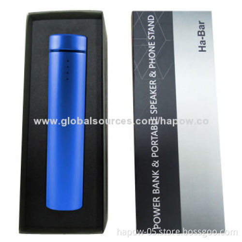 Multi-functional Portable Mobile Phone Power Bank with Mini Speaker, 4,500mAh CapacityNew